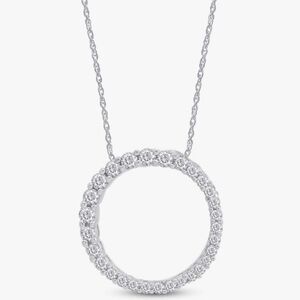 Silver Circle Necklace